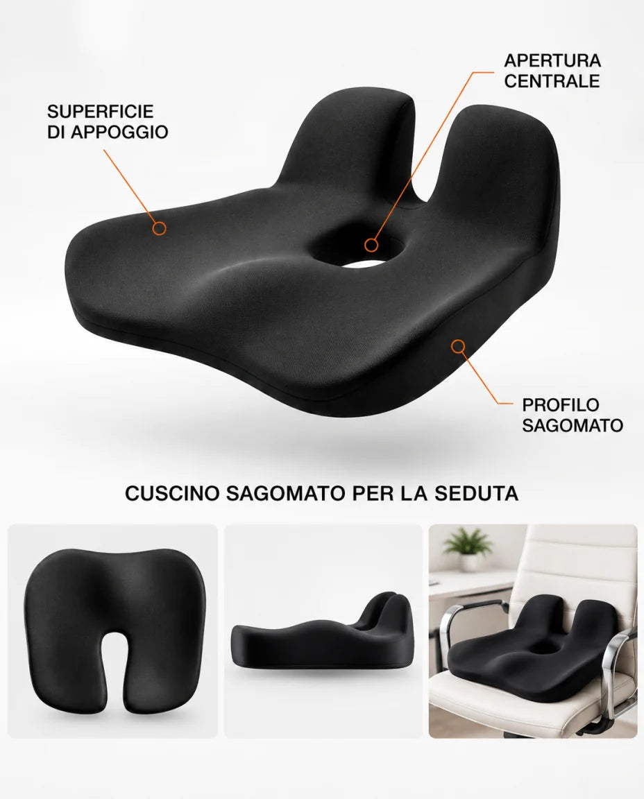 CUSCINO SAGOMATO PER LA SEDUTA