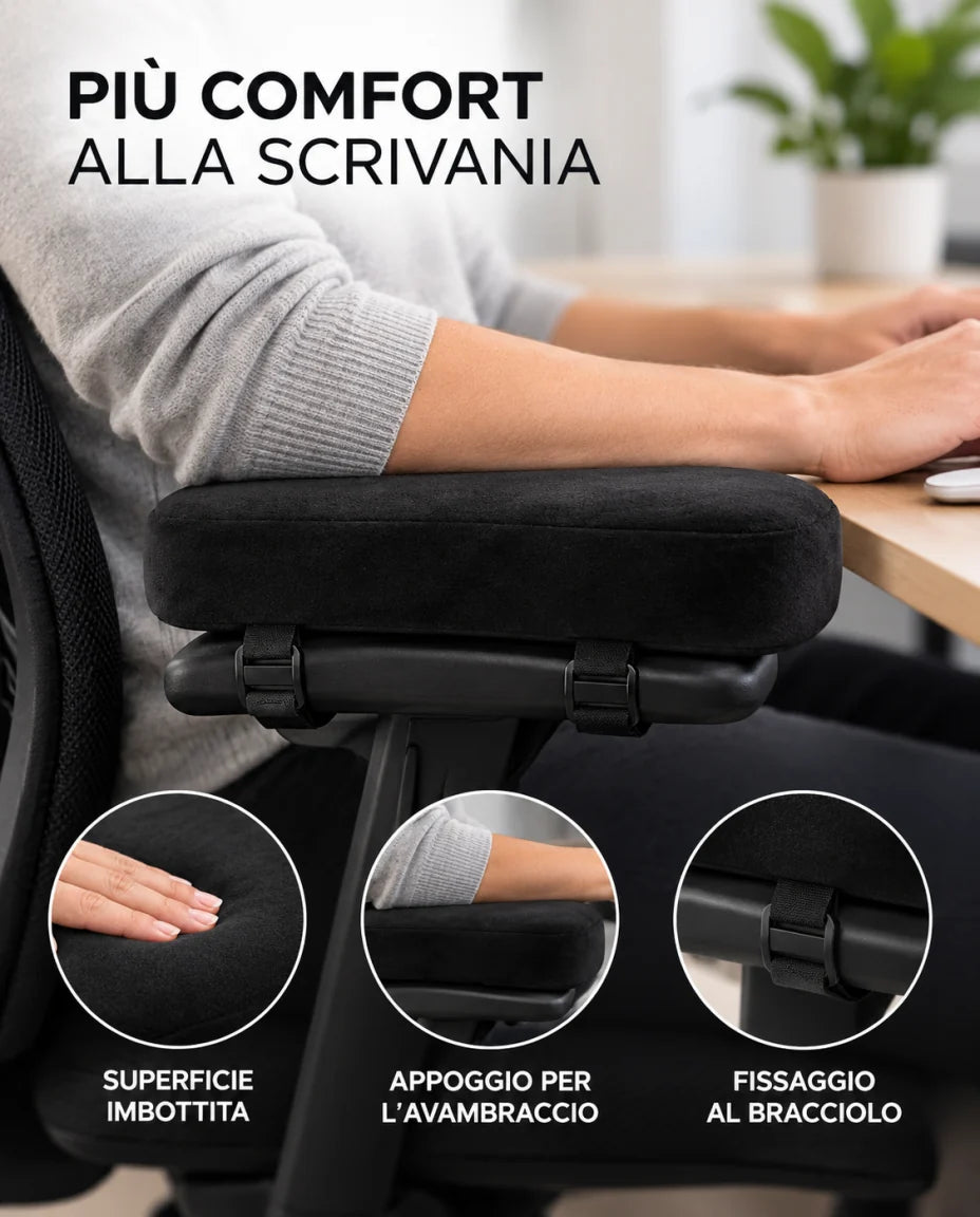 PIÙ COMFORT ALLA SCRIVANIA