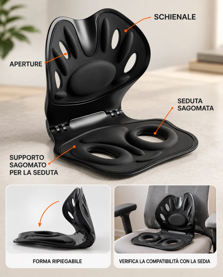 SUPPORTO SAGOMATO PER LA SEDUTA