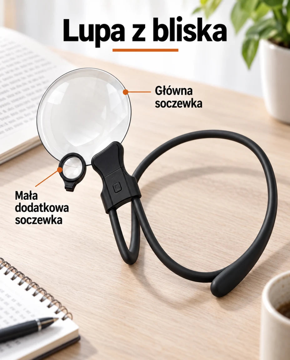 Lupa z bliska