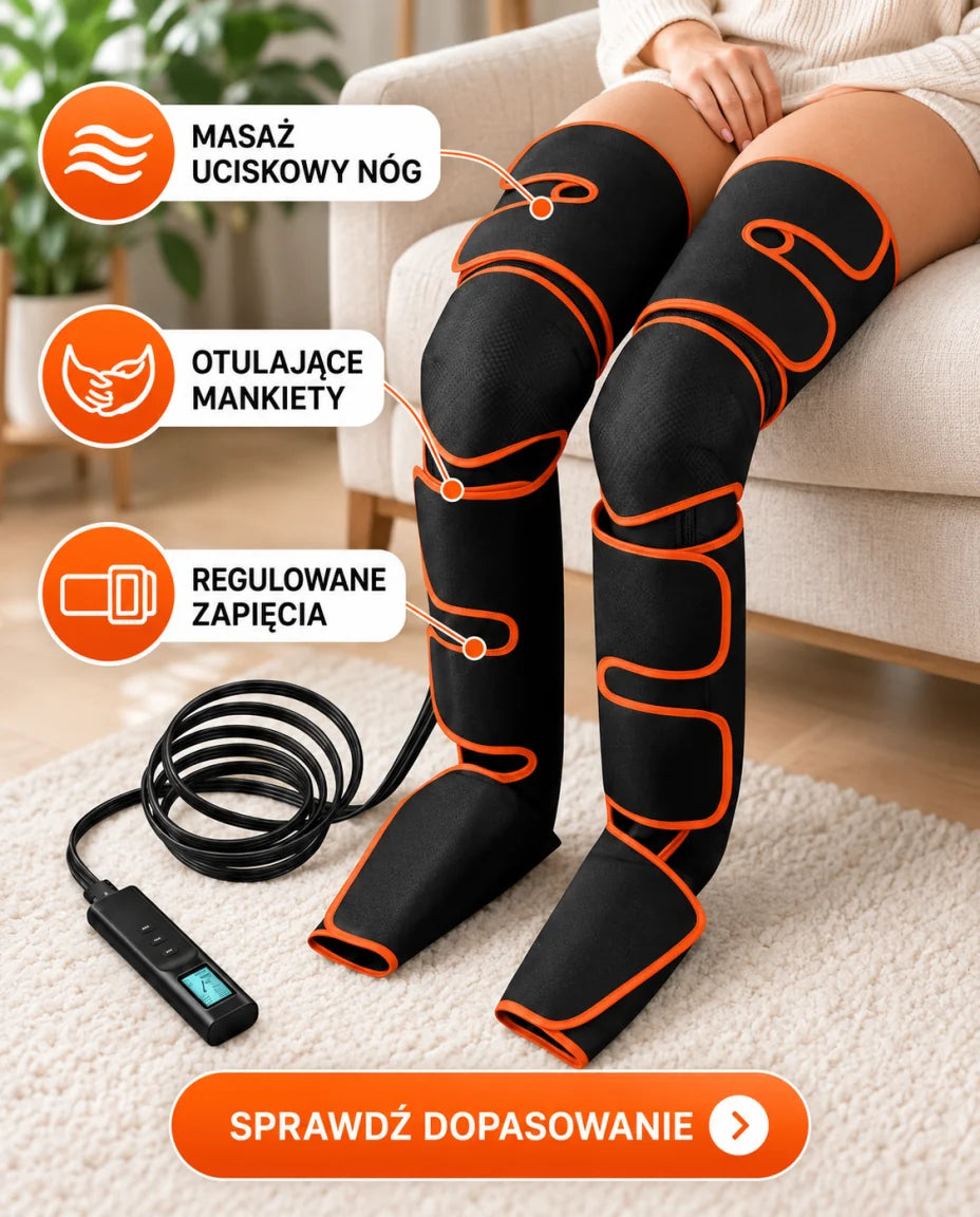 MASAŻ UCISKOWY NÓG