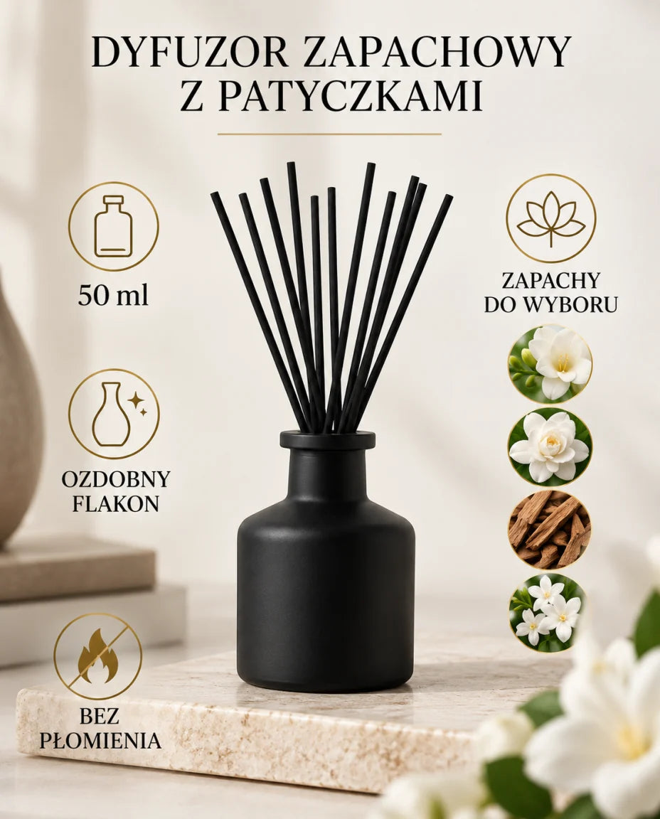 DYFUZOR ZAPACHOWY Z PATYCZKAMI