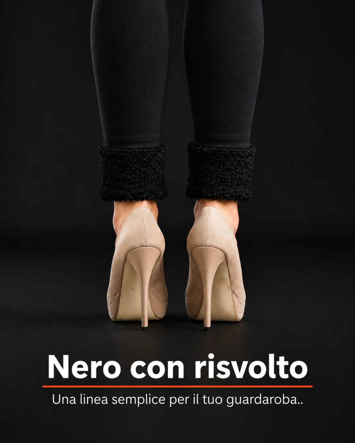 Nero con risvolto