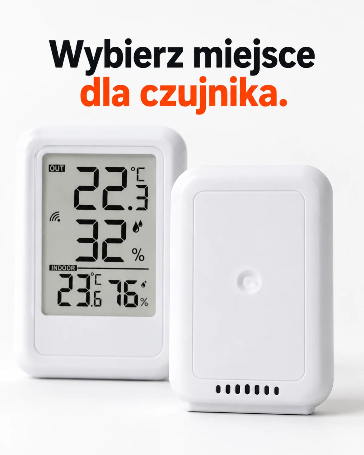Wybierz miejsce dla czujnika
