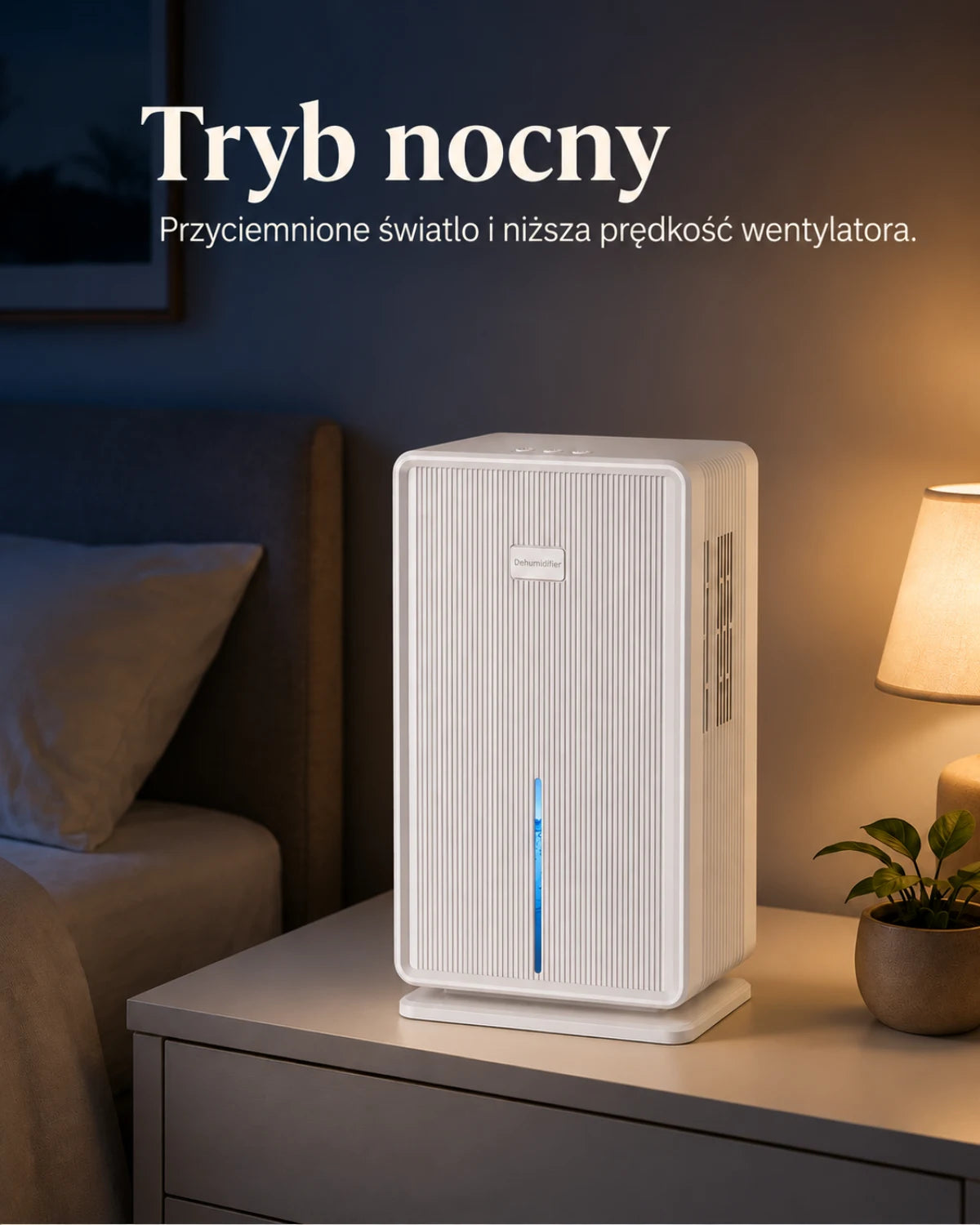 Tryb nocny · Przyciemnione światło i niższa prędkość wentylatora