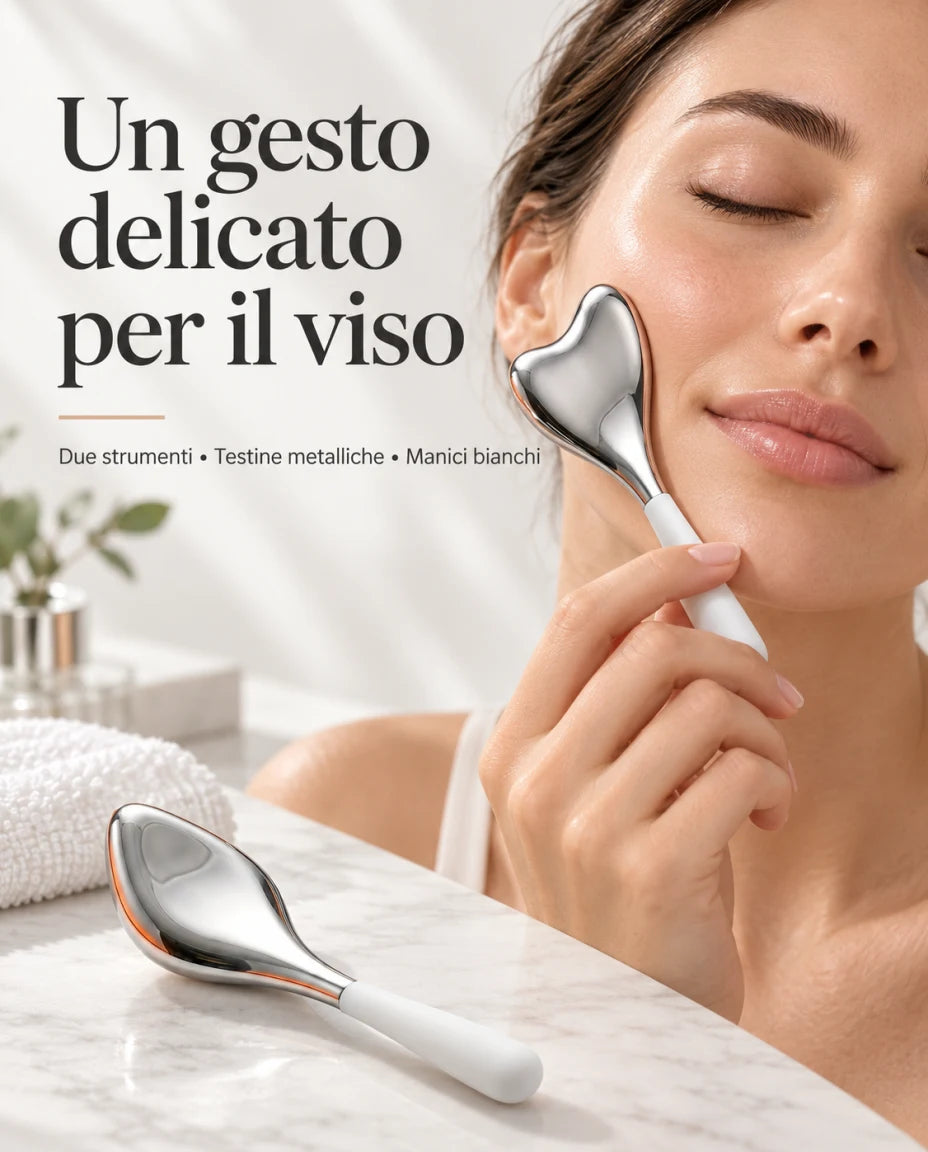 Un gesto delicato per il viso
