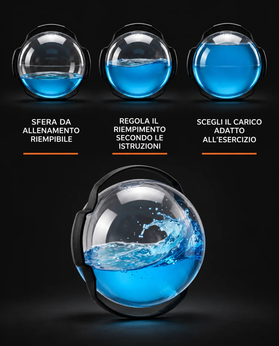 Sfera da allenamento riempibile