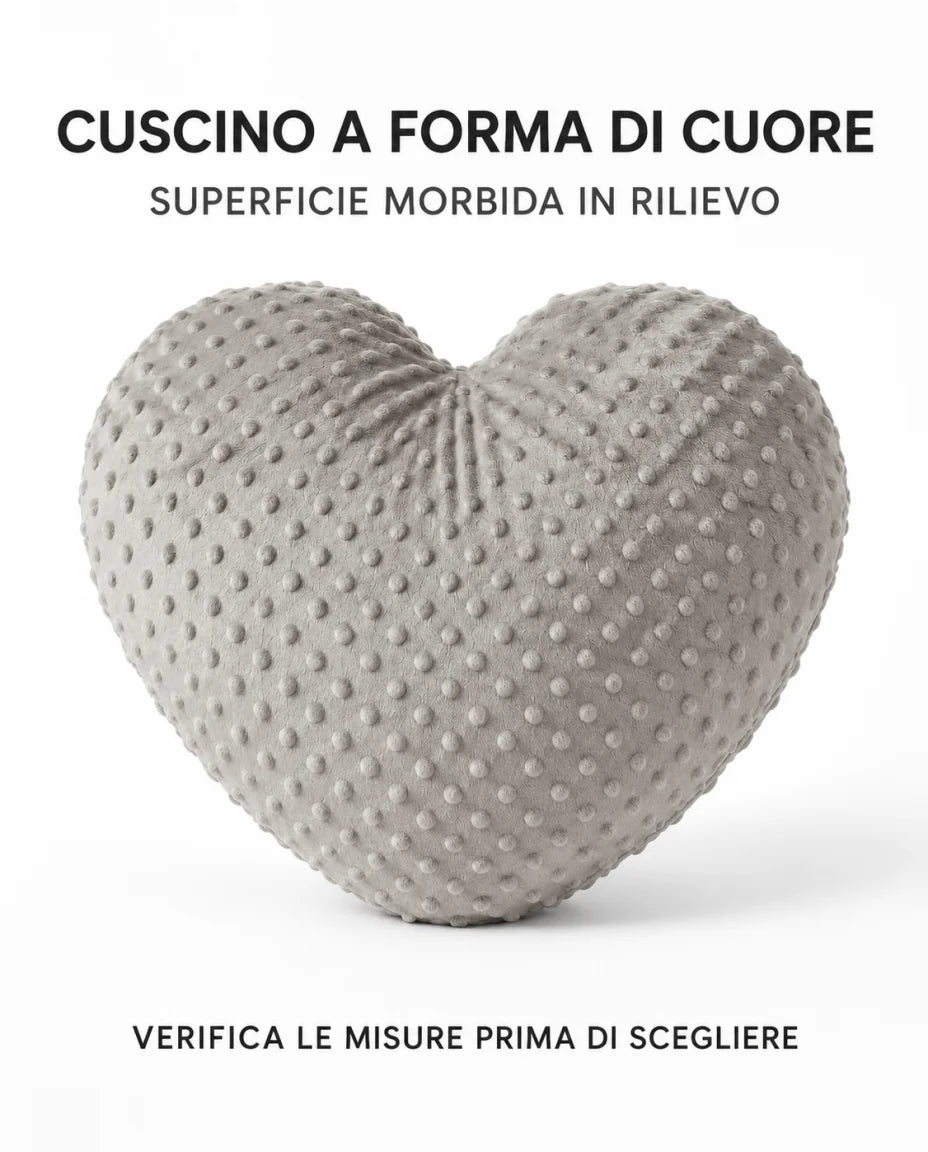 Cuscino a forma di cuore