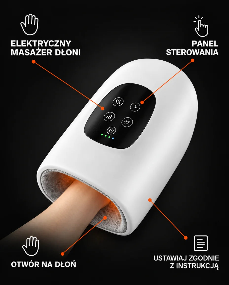 Elektryczny masażer dłoni