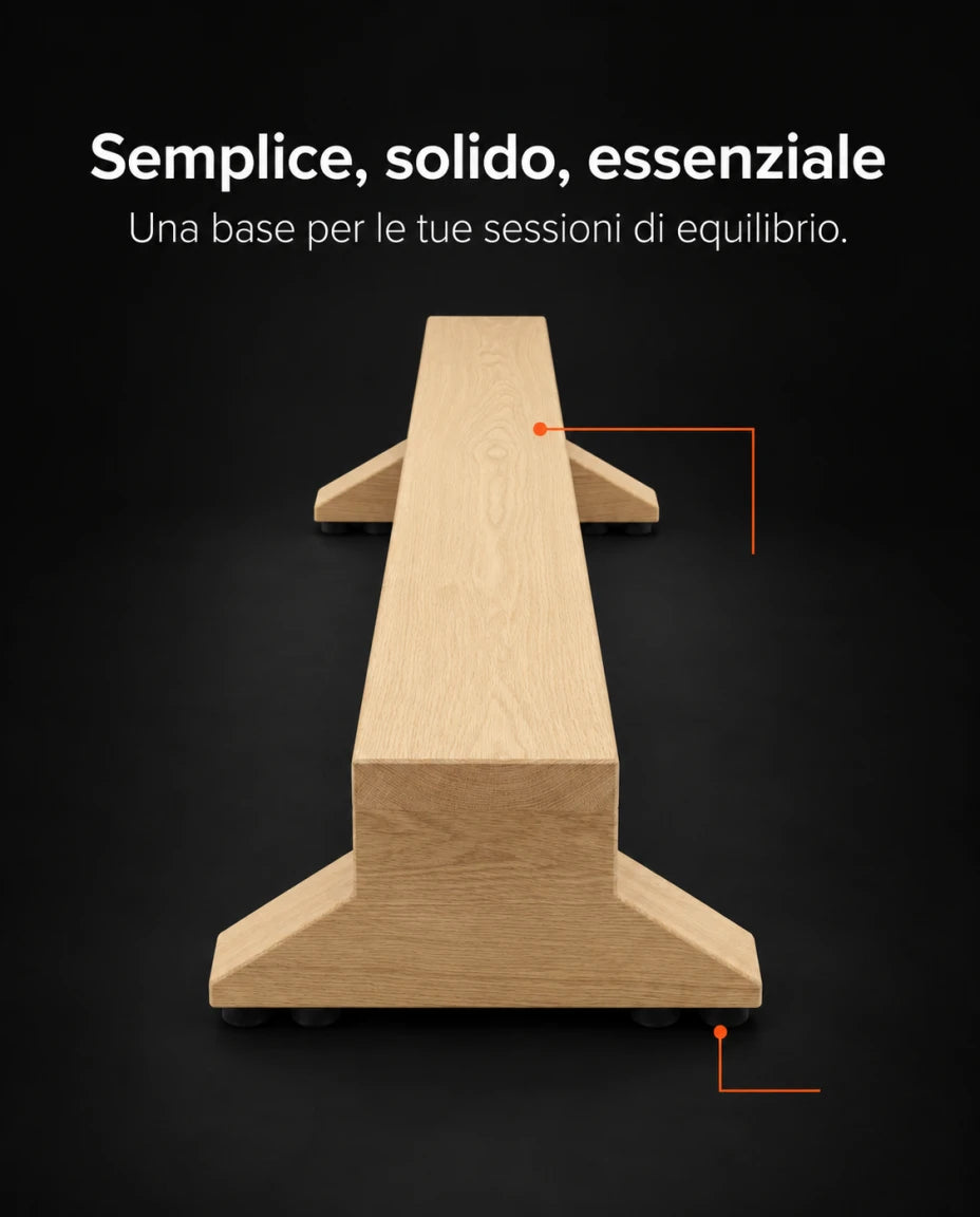 Semplice, solido, essenziale — Una base per le tue sessioni di equilibrio