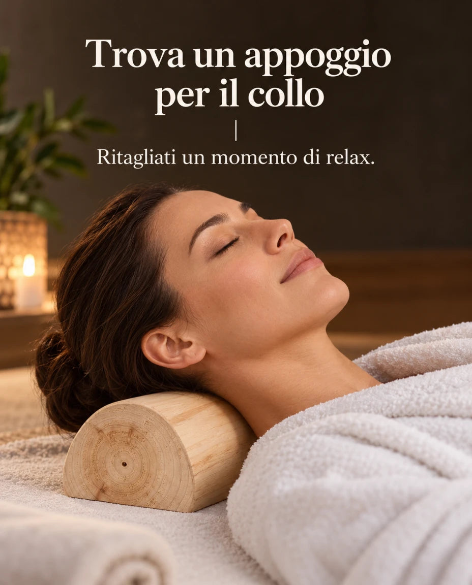 Trova un appoggio per il collo — Ritagliati un momento di relax