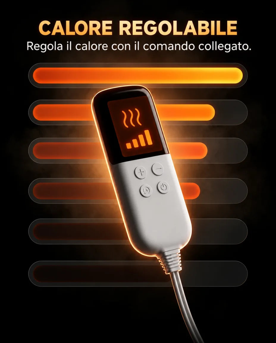 Calore regolabile con comando collegato