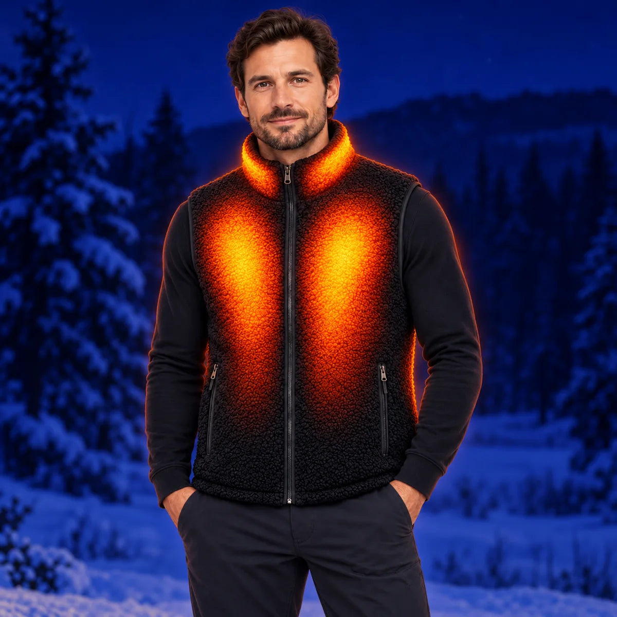 PyreFit Amparo – Gilet riscaldato in sherpa