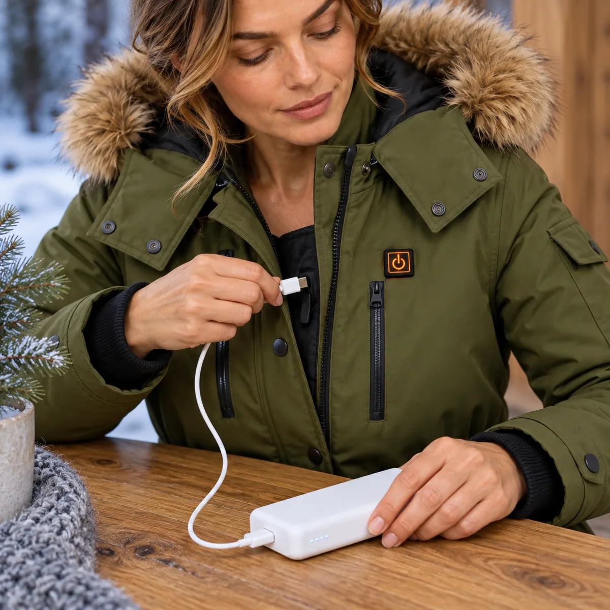 PyreFit Apexor – Cappotto invernale riscaldato da donna