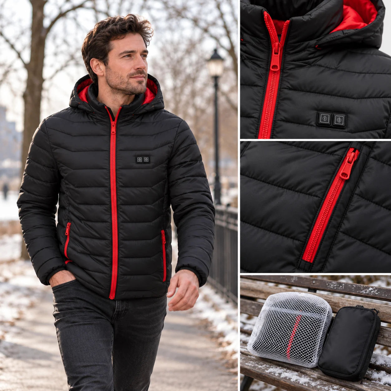 PyreFit Travina – Beheizbare Herrenjacke