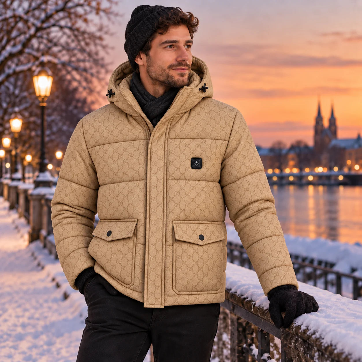 PyreFit Orielle – Beheizbare Herren-Steppjacke