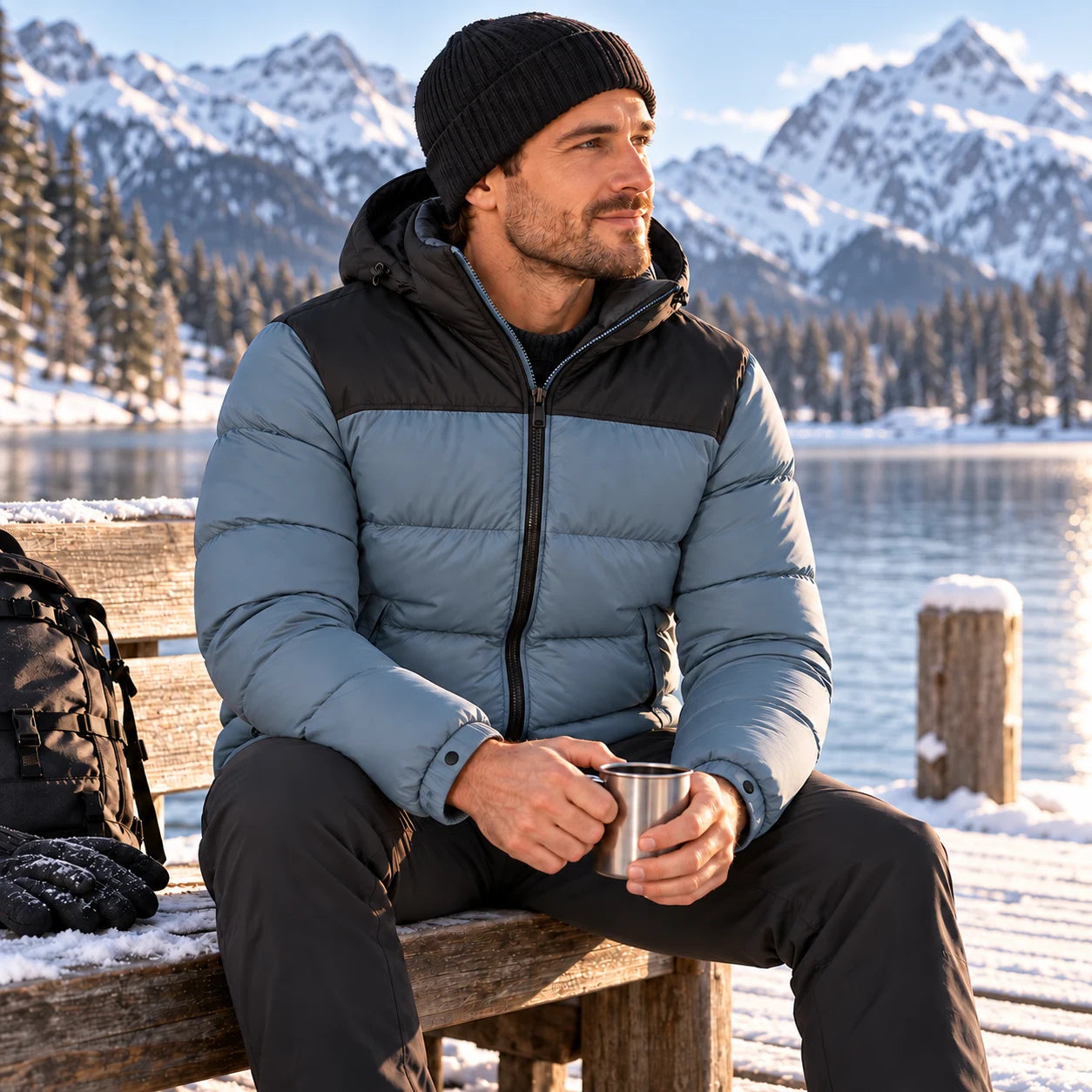 PyreFit Gletor – Beheizbare Unisex-Steppjacke