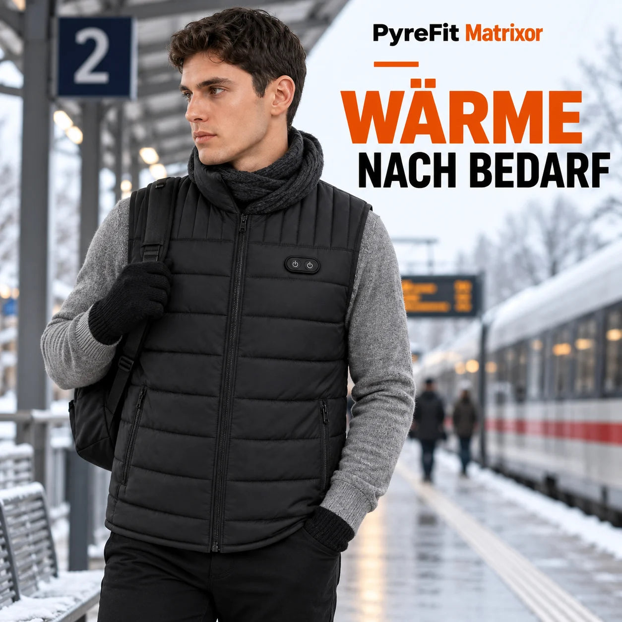 PyreFit Matrixor – Beheizbare Unisex-Weste