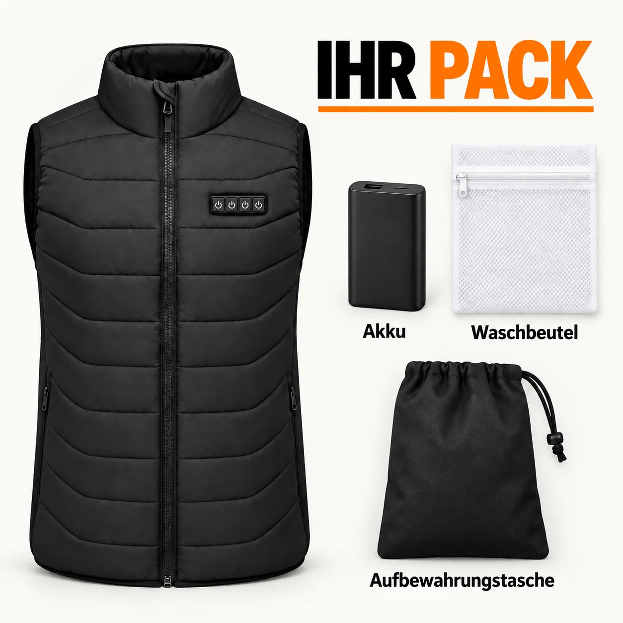 PyreFit Aurina – Beheizbare Unisex-Weste