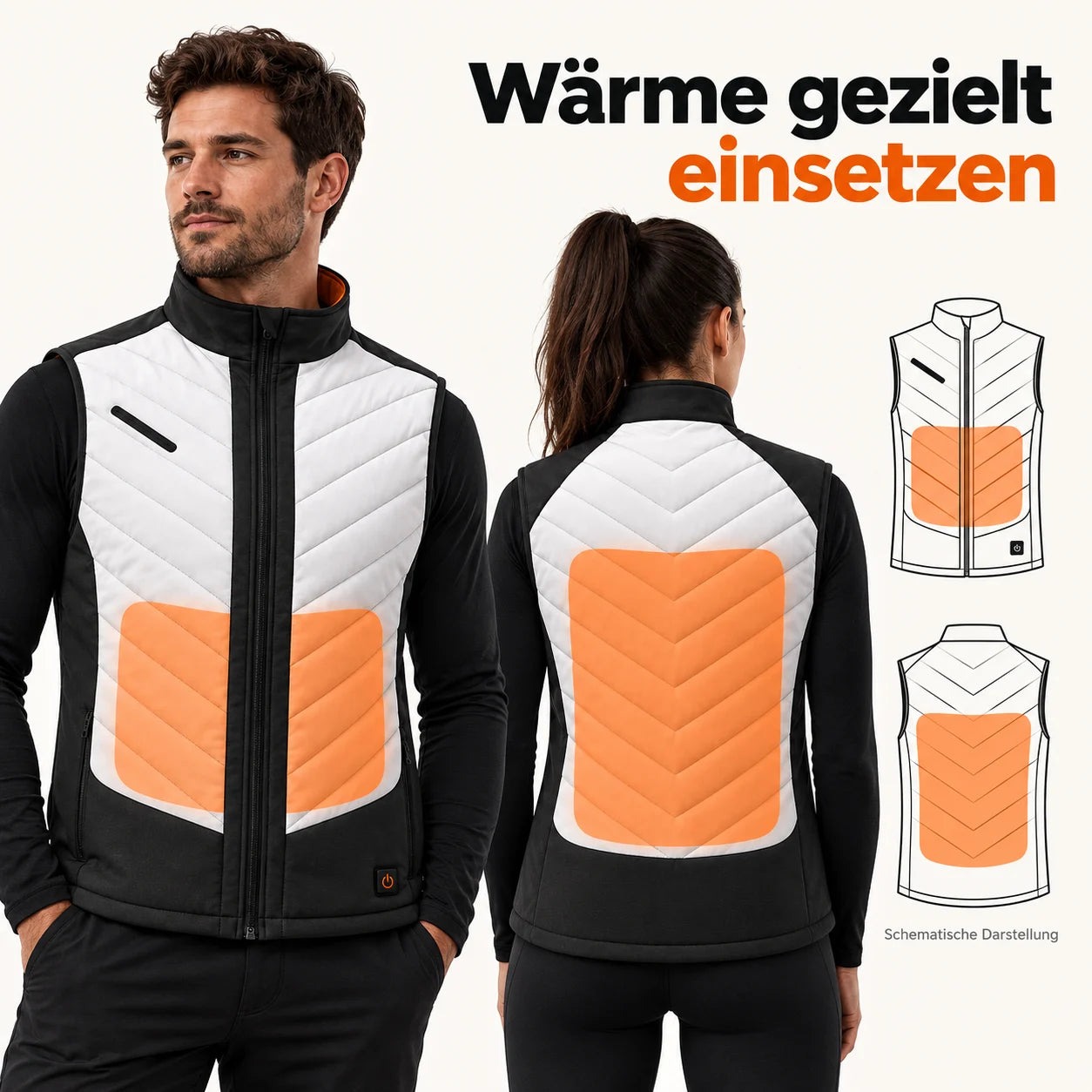 PyreFit Novaro – Beheizbare Sportweste für Herren