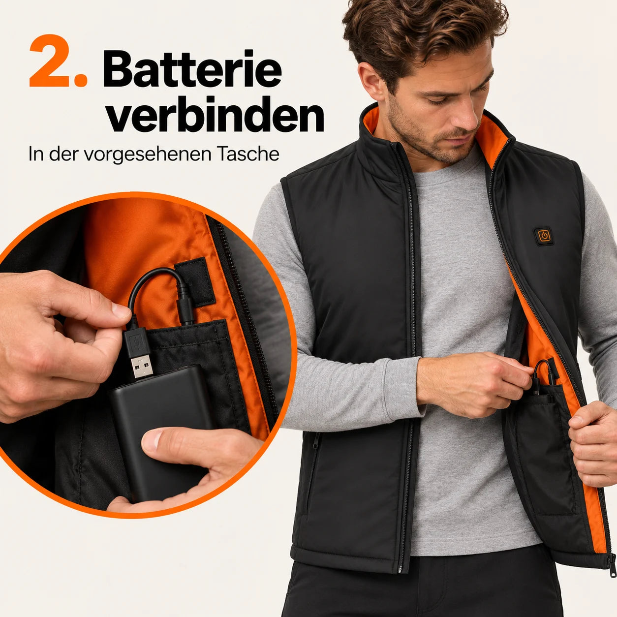 PyreFit Ventaro – Beheizbare Sportweste für Herren