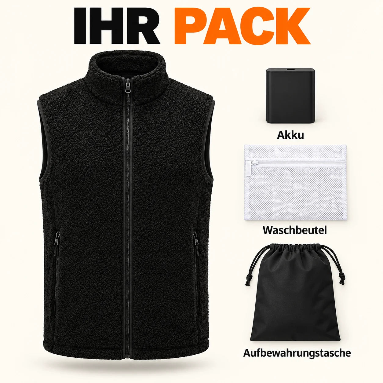 PyreFit Amparo – Beheizbare Sherpa-Weste