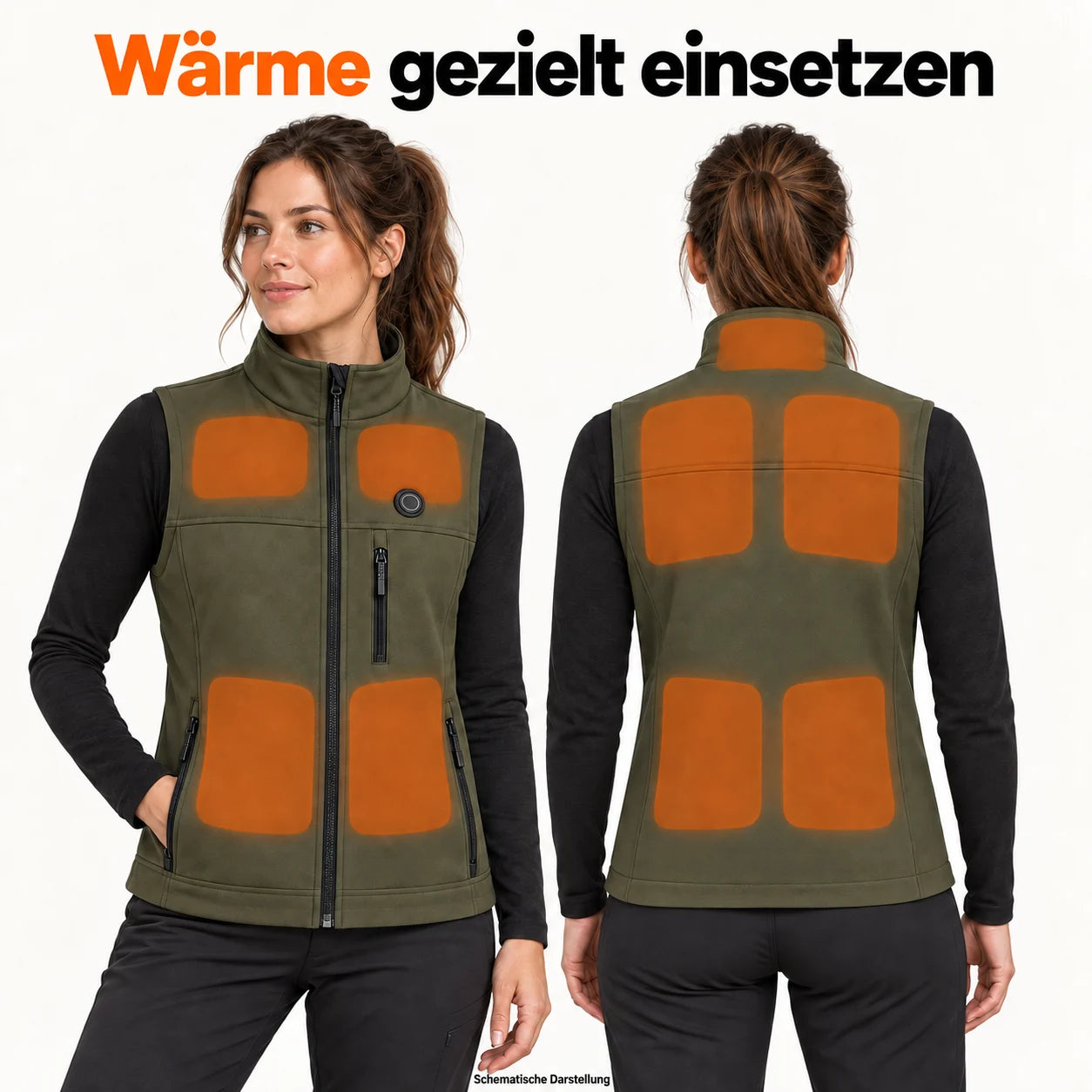 PyreFit Mellora – Beheizbare Weste für Damen
