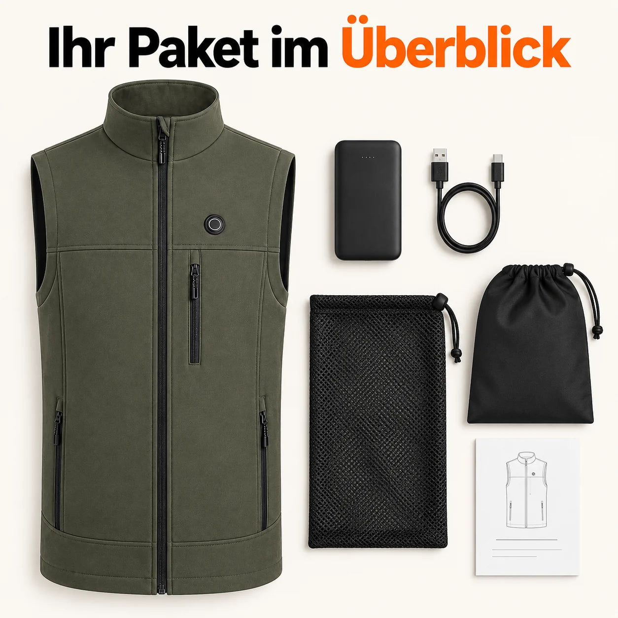 PyreFit Mellora – Beheizbare Weste für Damen