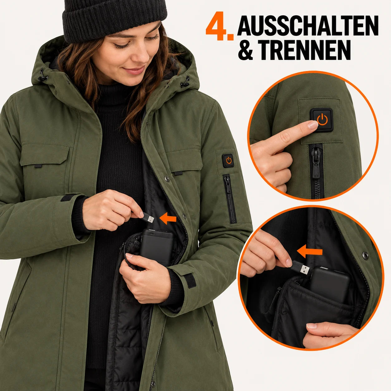 PyreFit Terrano – Beheizbarer Damenparka