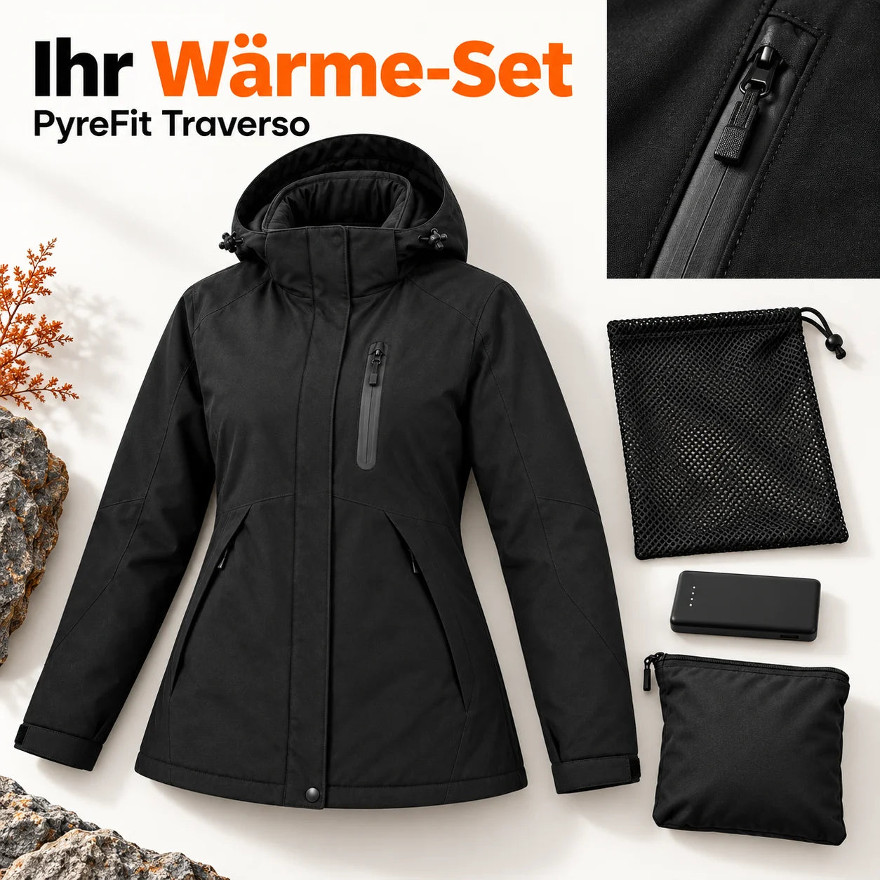 PyreFit Traverso – Beheizbarer Damenparka
