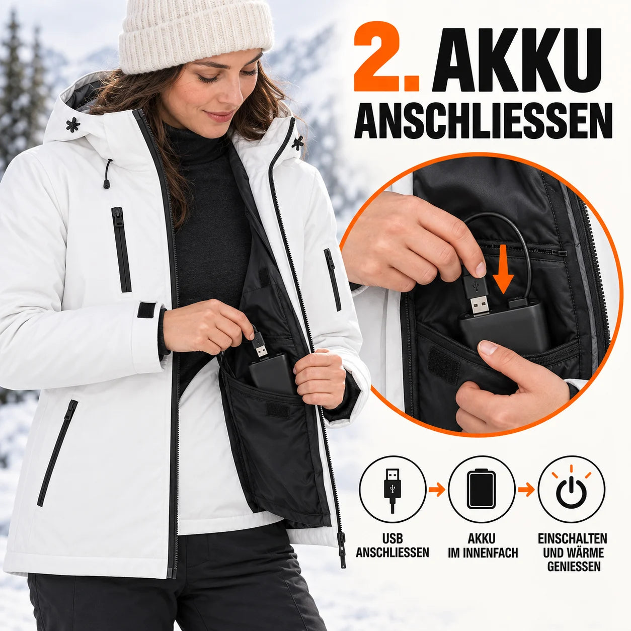 PyreFit Glacio – Beheizbarer Damenparka