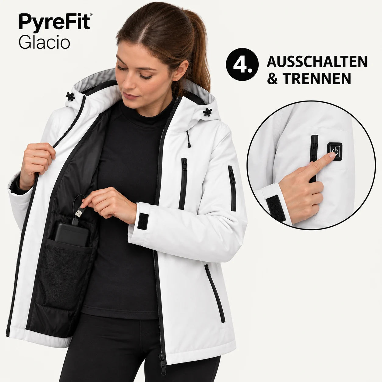 PyreFit Glacio – Beheizbarer Damenparka