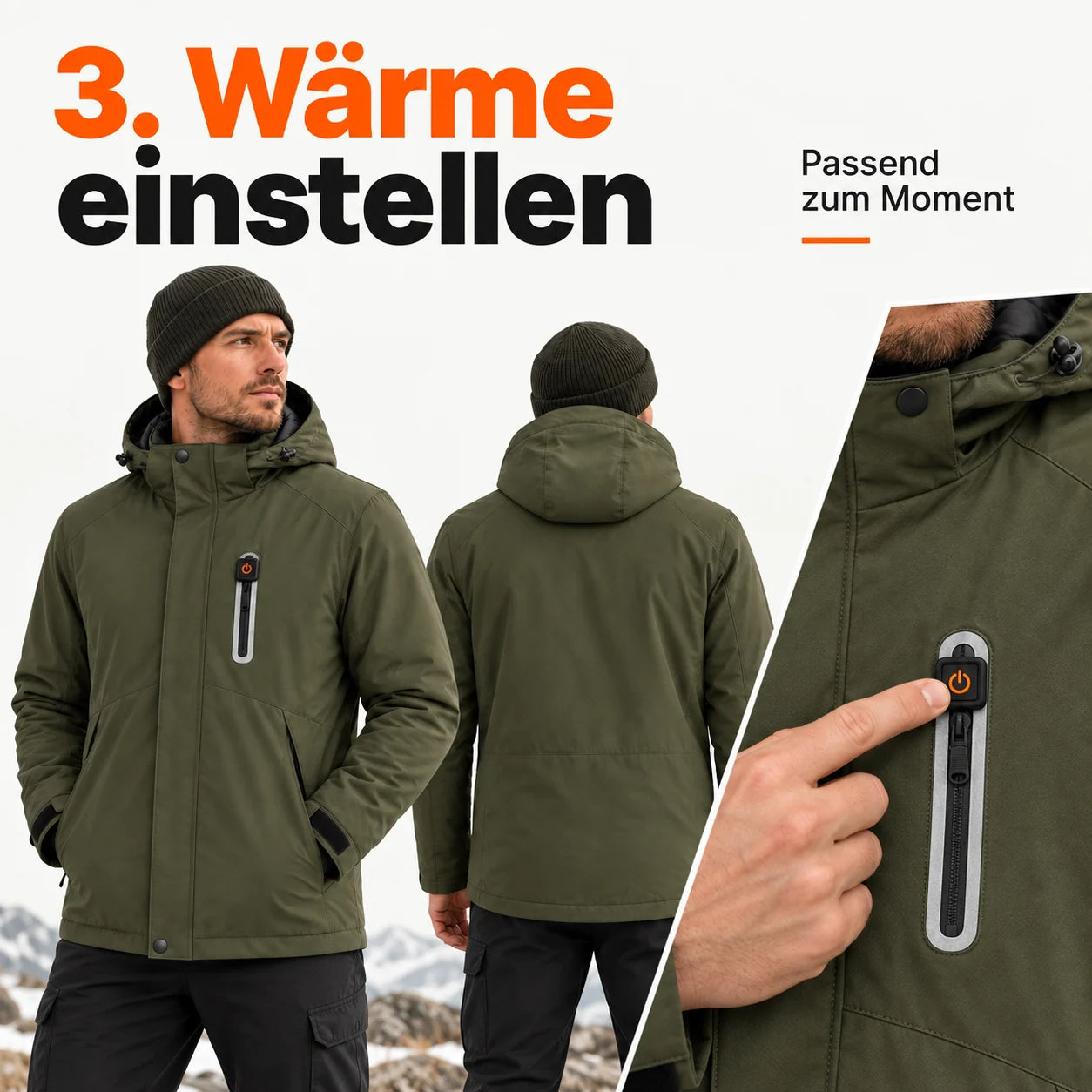 PyreFit Calvero – Beheizbarer Parka für Herren