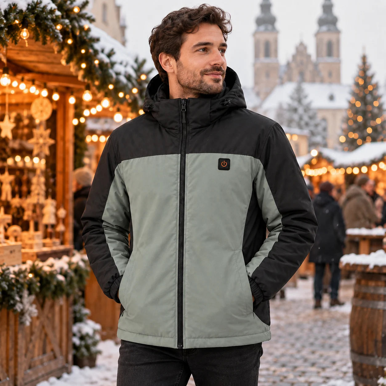 PyreFit Schiefer – Beheizbarer Unisex-Parka