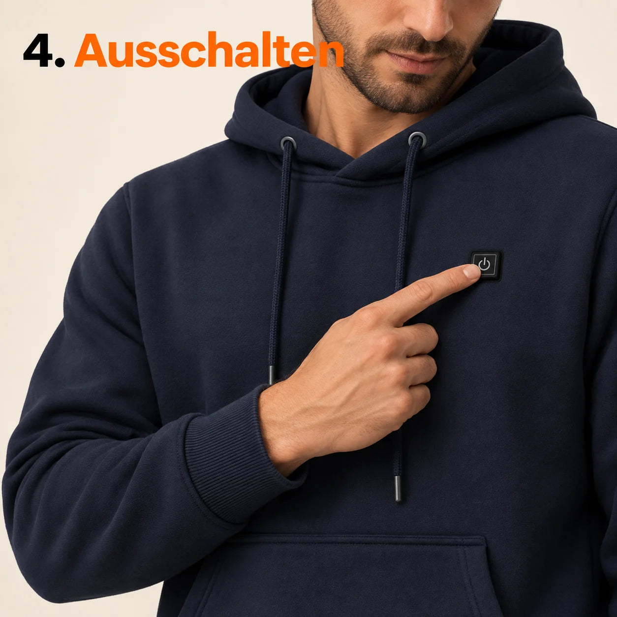 PyreFit Zippa – Beheizbarer Herrenhoodie