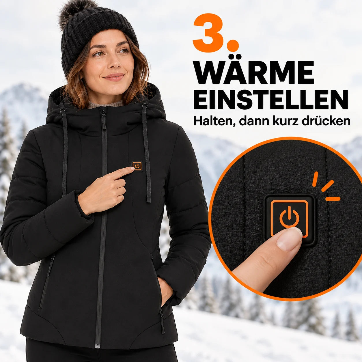 PyreFit Alpina – Beheizbare Damenjacke