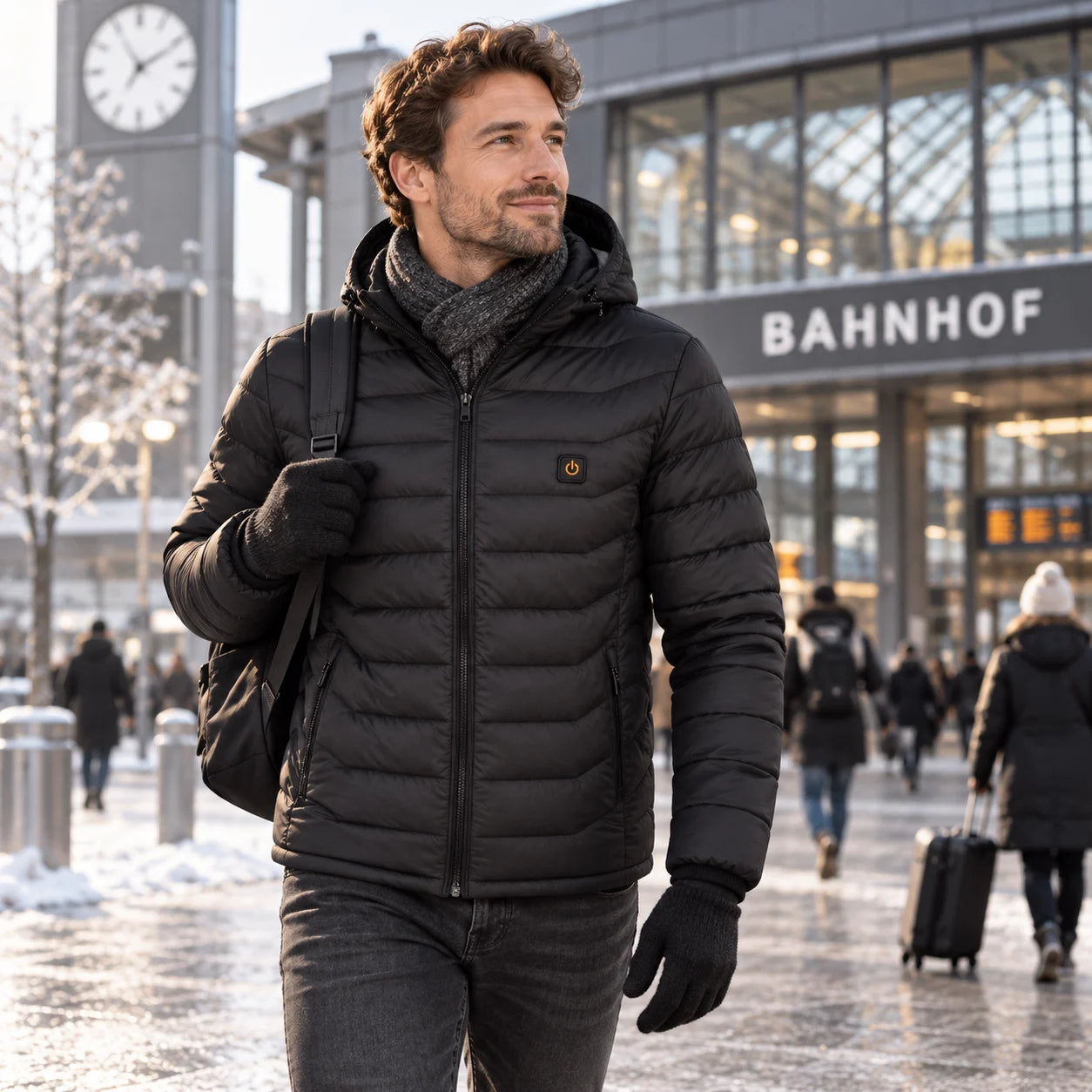PyreFit Rangor – Beheizbare Herren-Steppjacke