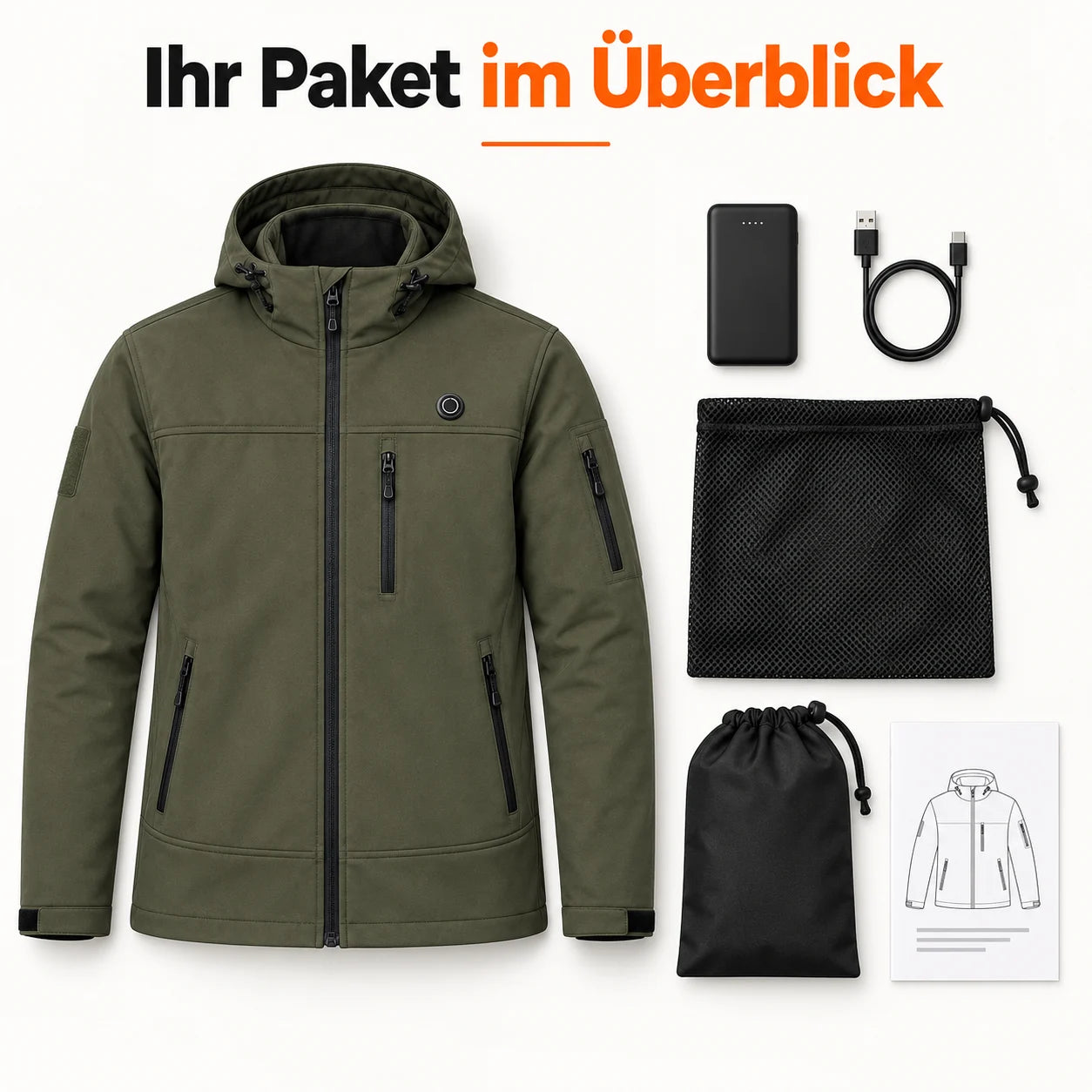 PyreFit Novera – Beheizbare Softshelljacke