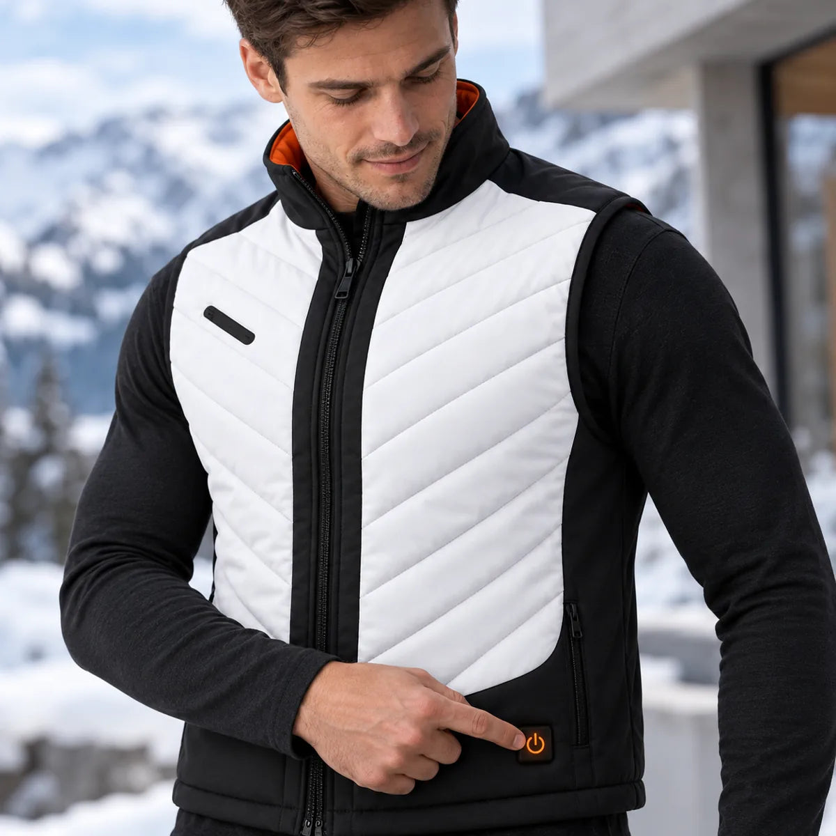 PyreFit Novaro – Gilet riscaldato sportivo da uomo