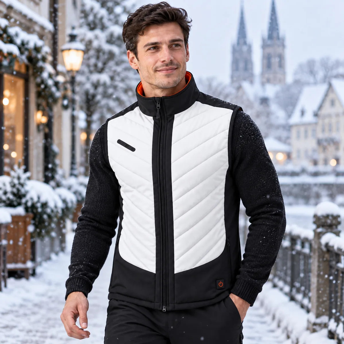 PyreFit Novaro – Gilet riscaldato sportivo da uomo