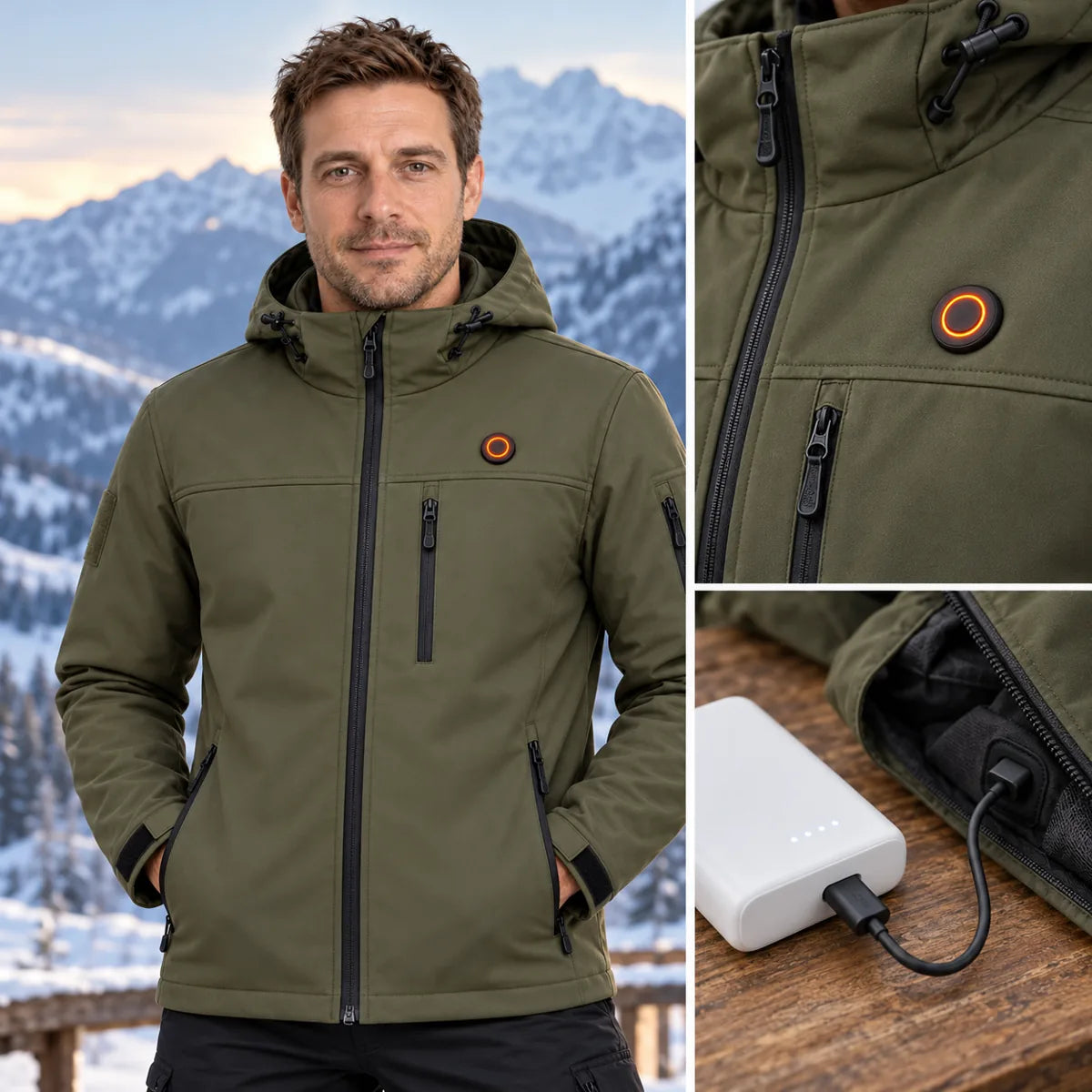 PyreFit Novera – Giacca riscaldata softshell