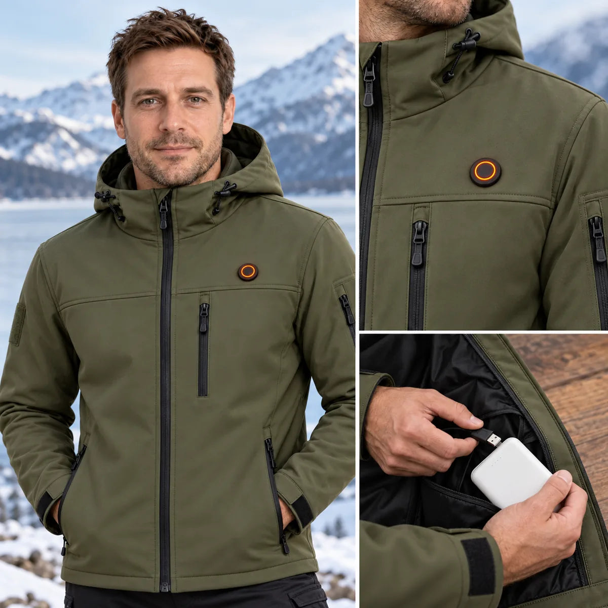 PyreFit Novera – Giacca riscaldata softshell