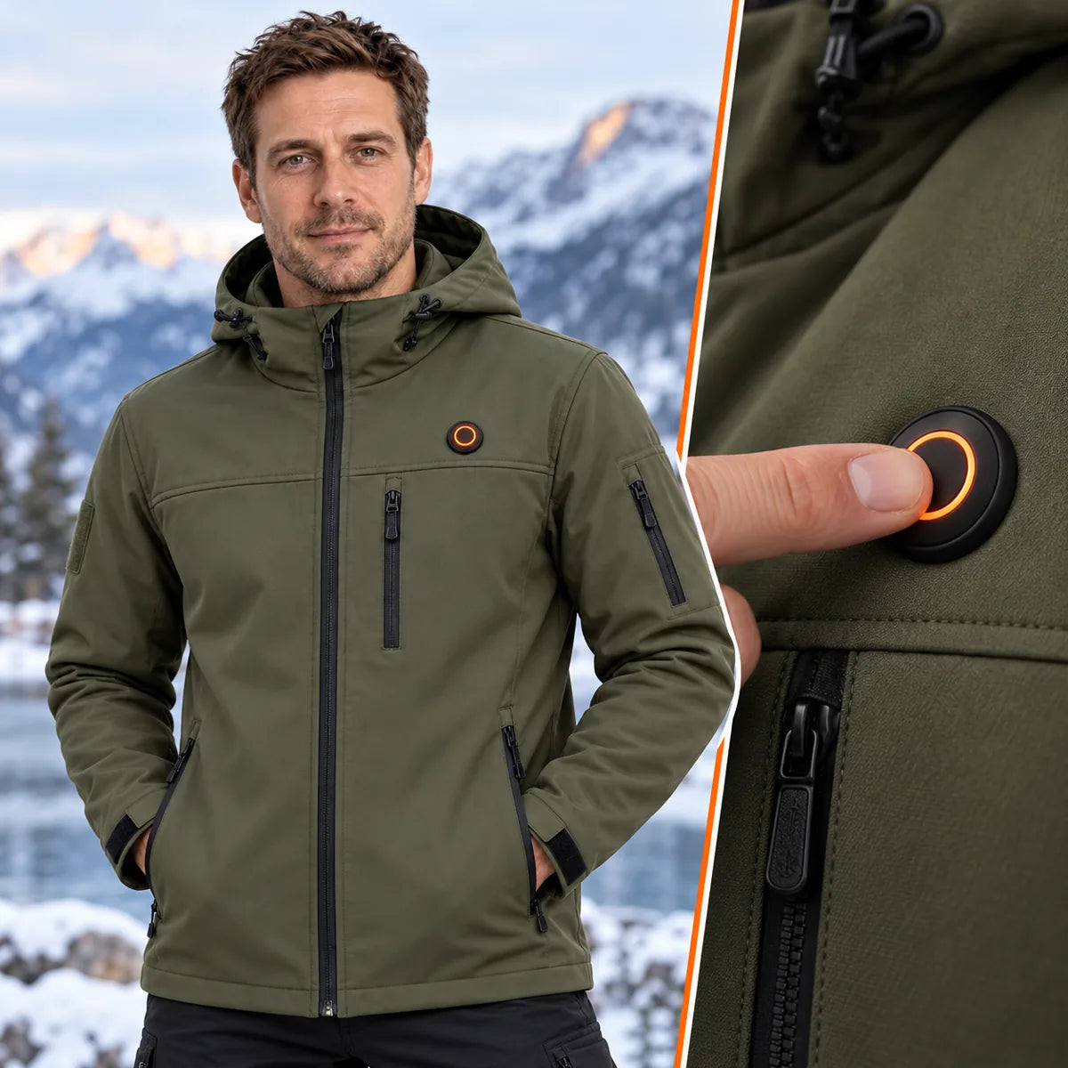 PyreFit Novera – Giacca riscaldata softshell