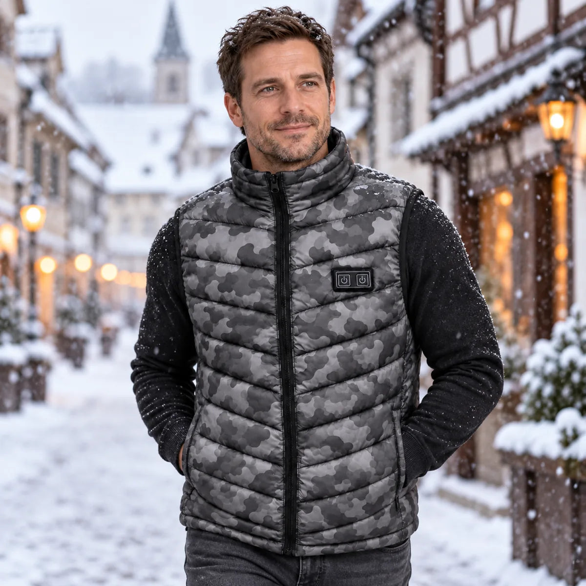 PyreFit Piloto – Gilet riscaldato mimetico
