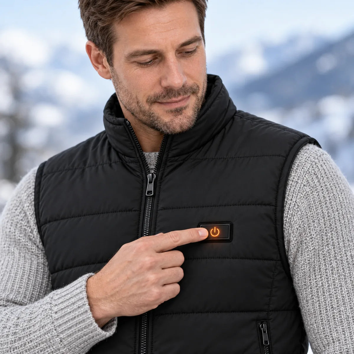PyreFit Pivotan – Gilet trapuntato riscaldato unisex