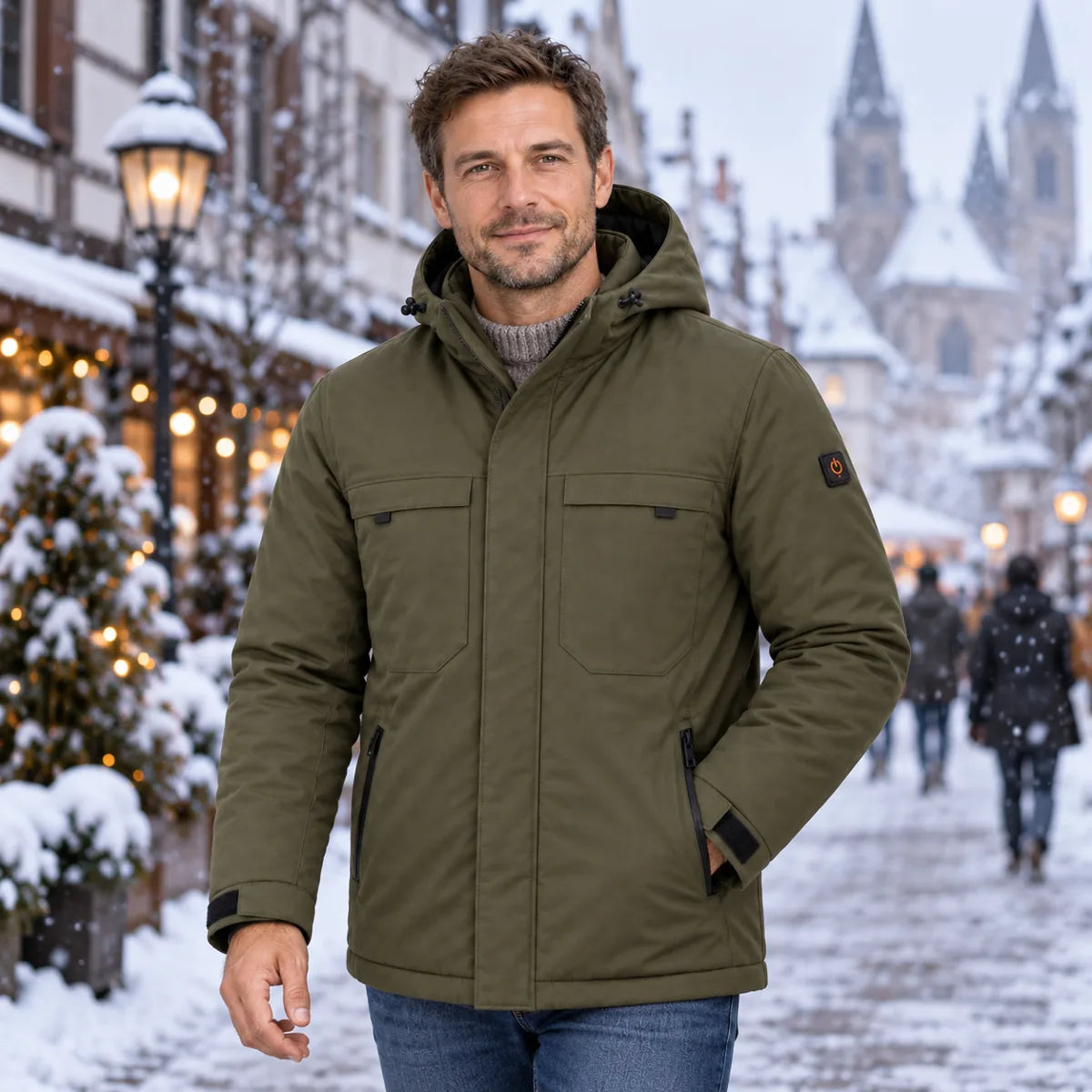 PyreFit Regaro – Parka riscaldato da uomo