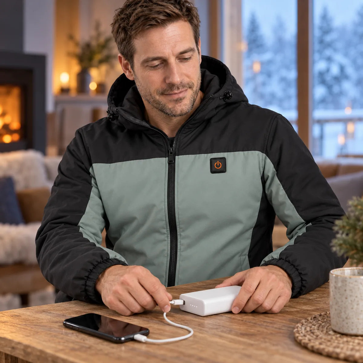 PyreFit Schiefer – Parka riscaldato unisex