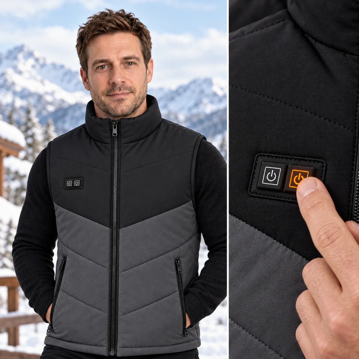 PyreFit Sherpor – Gilet riscaldato da uomo