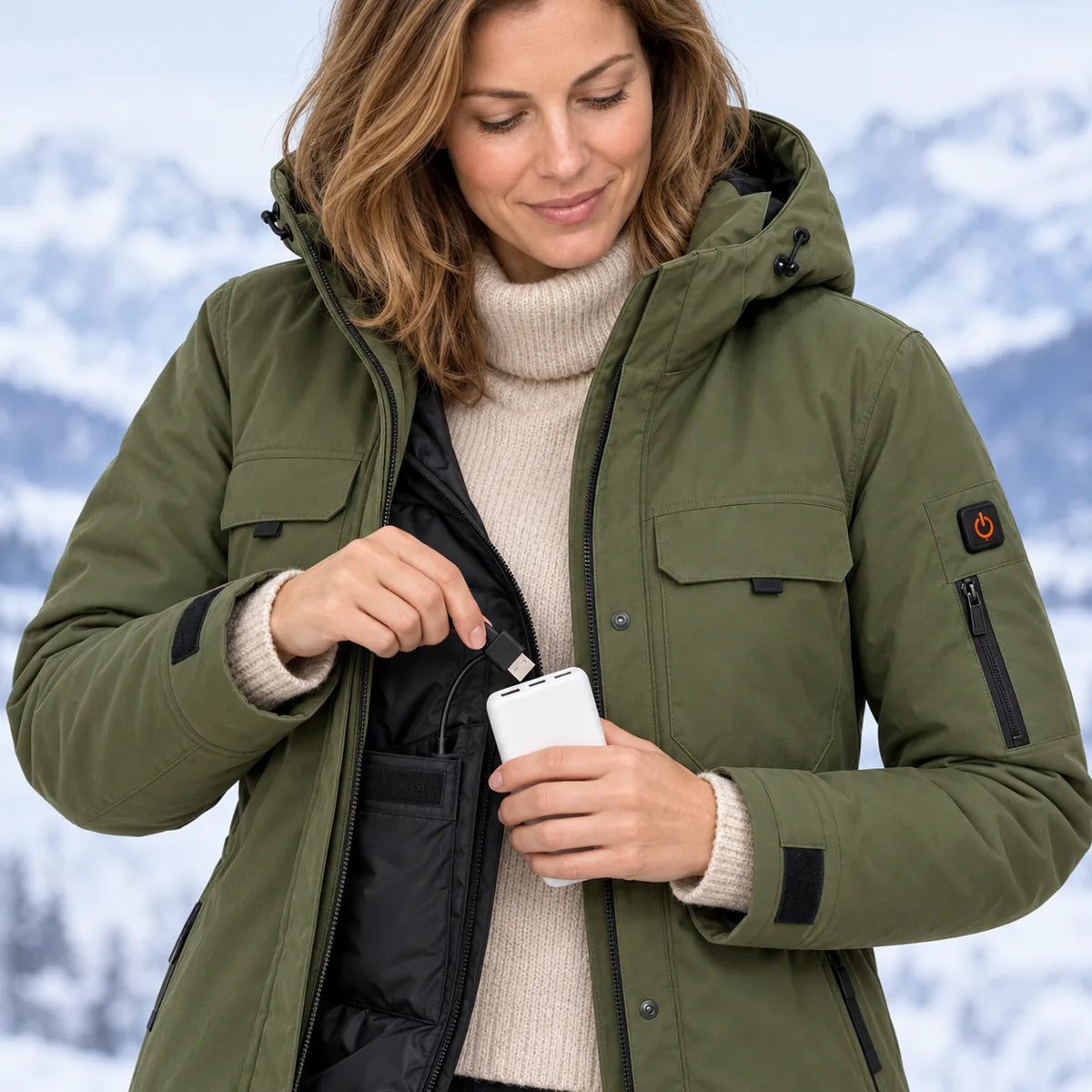 PyreFit Terrano – Parka riscaldato da donna