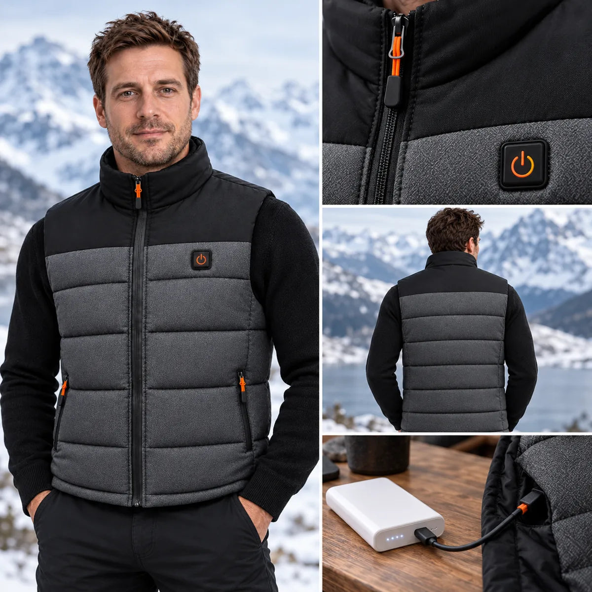 PyreFit Trailon – Gilet riscaldato unisex